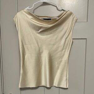 Theory Silk Cream Women's Top